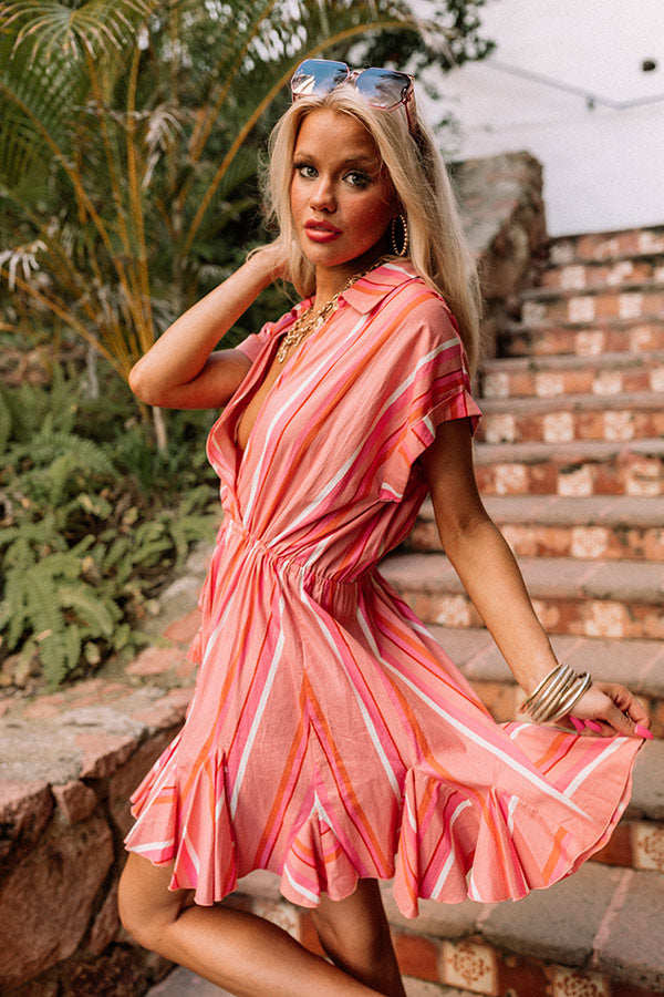 Country Club Cuteness Stripe Mini Dress