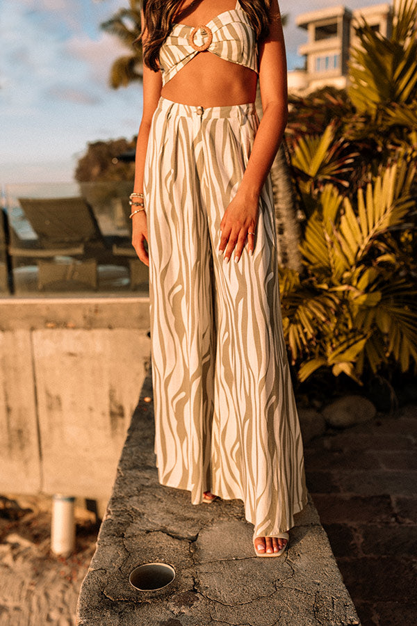 Fly Me To Fiji High Waist Pants