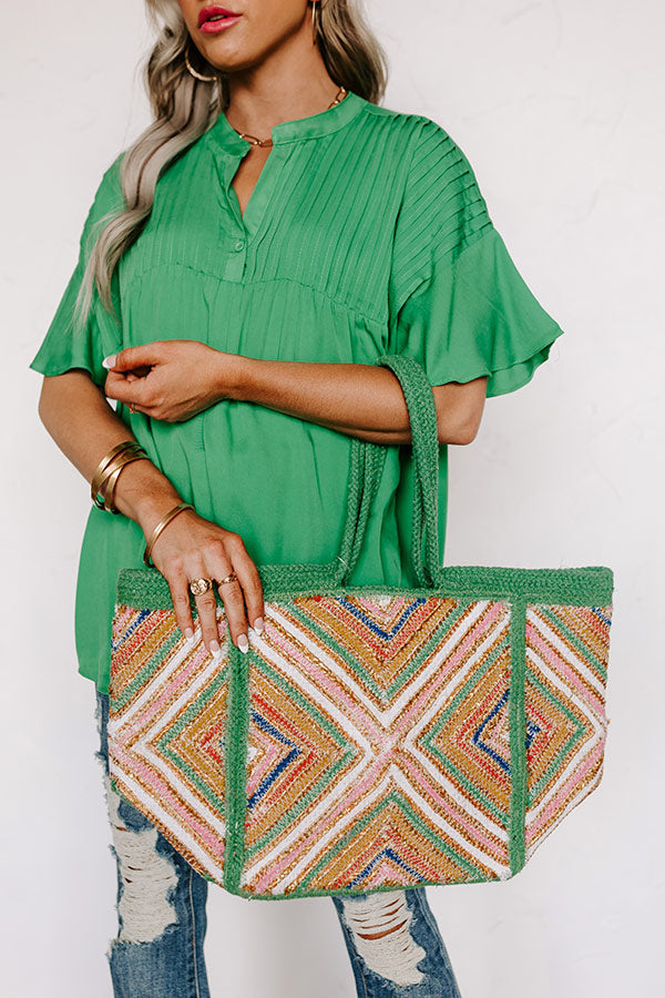 Yacht Trip Woven Tote