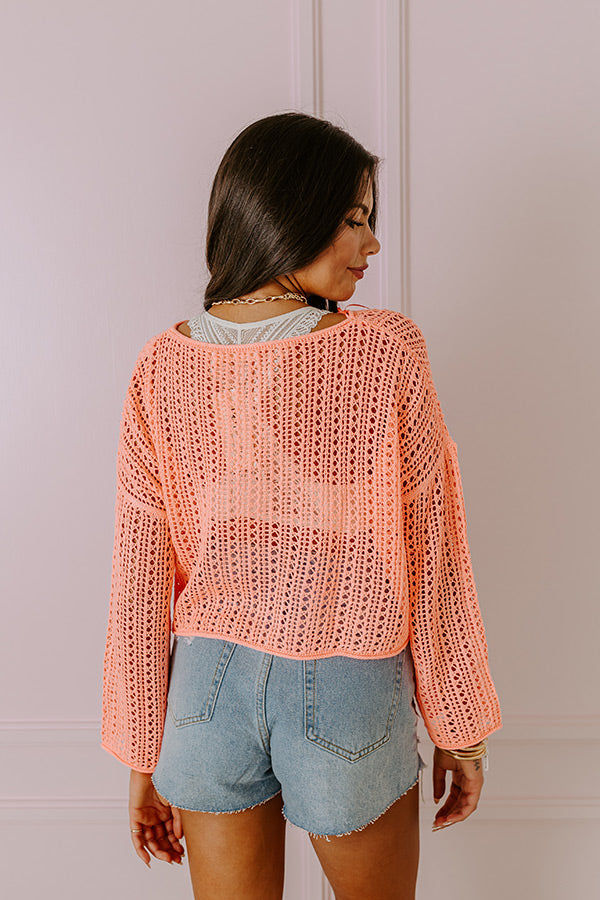 Tiki Punch Pretty Knit Top