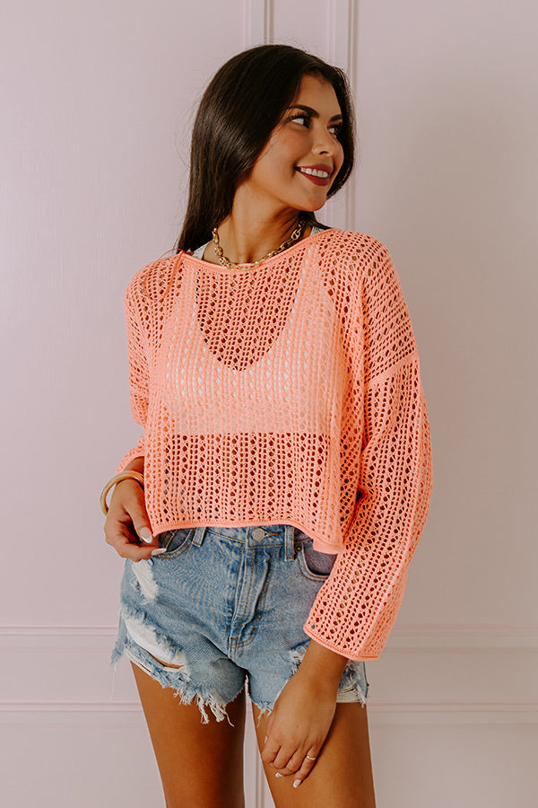 Tiki Punch Pretty Knit Top