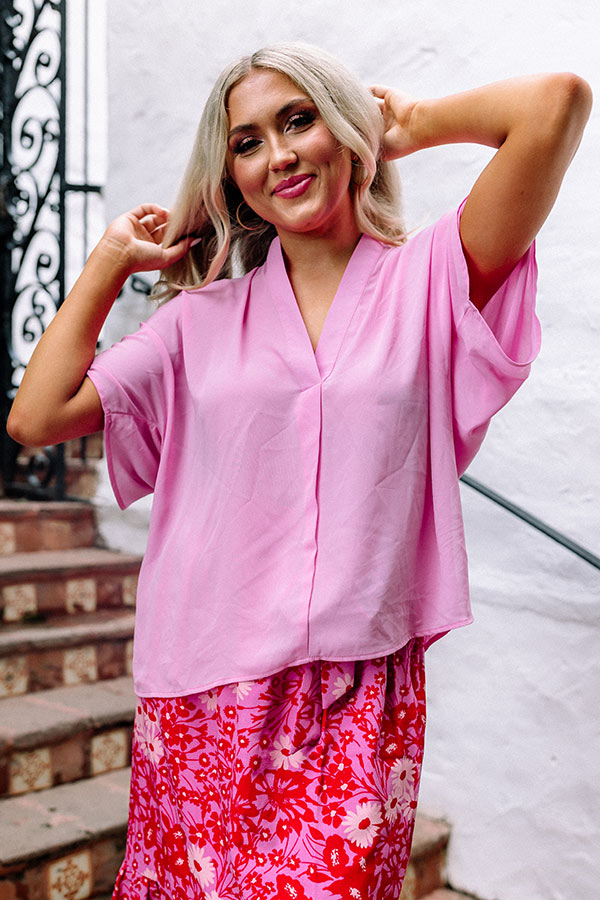 Creating Memories Shift Top In Pink