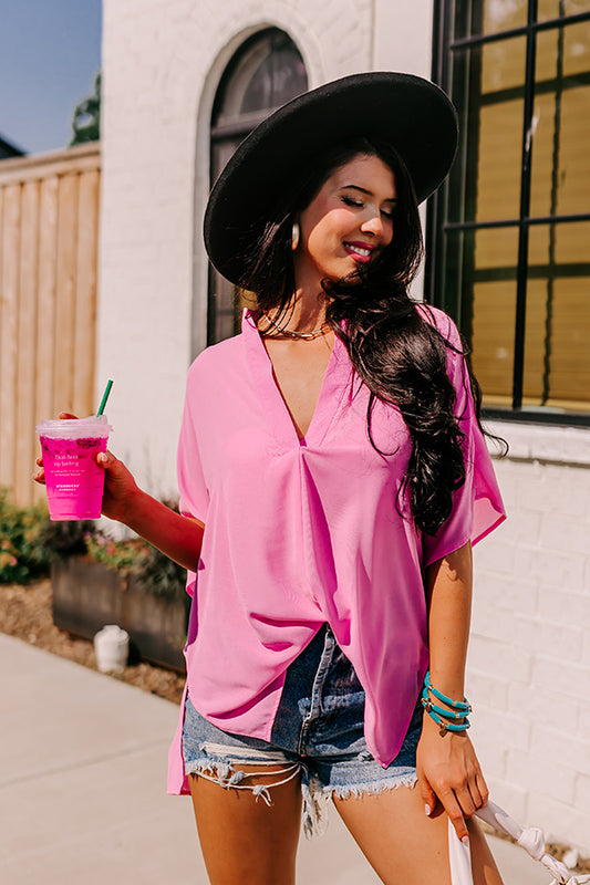 Creating Memories Shift Top In Pink