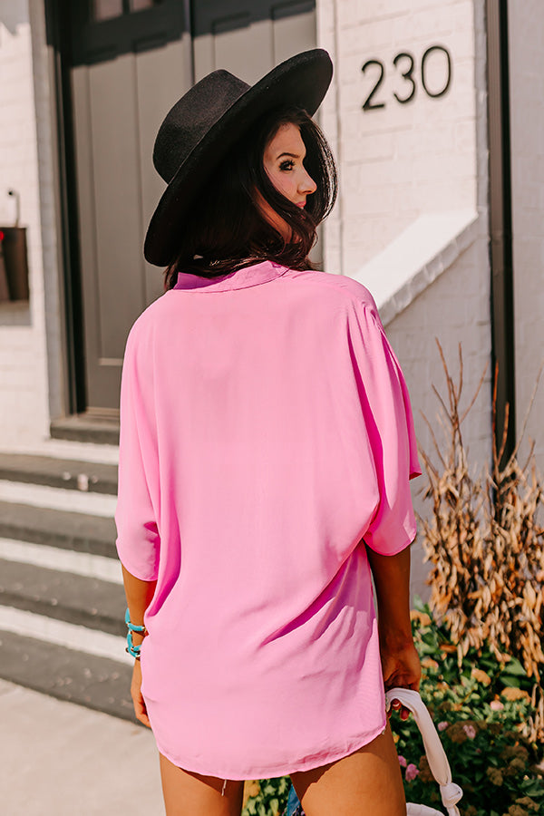Creating Memories Shift Top In Pink