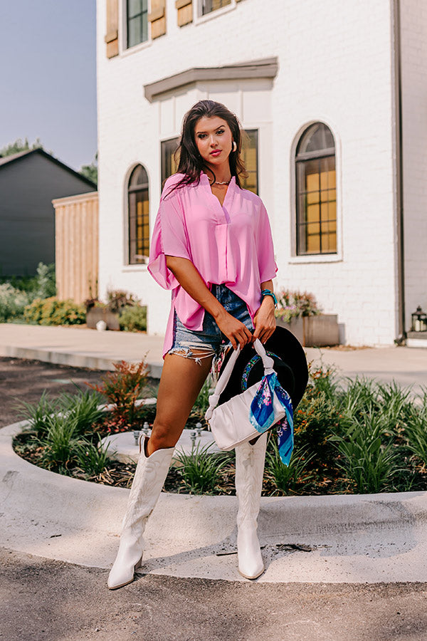 Creating Memories Shift Top In Pink
