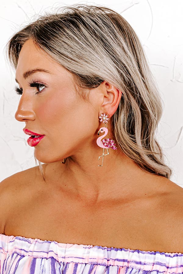 Flamingo Friendly Earrings