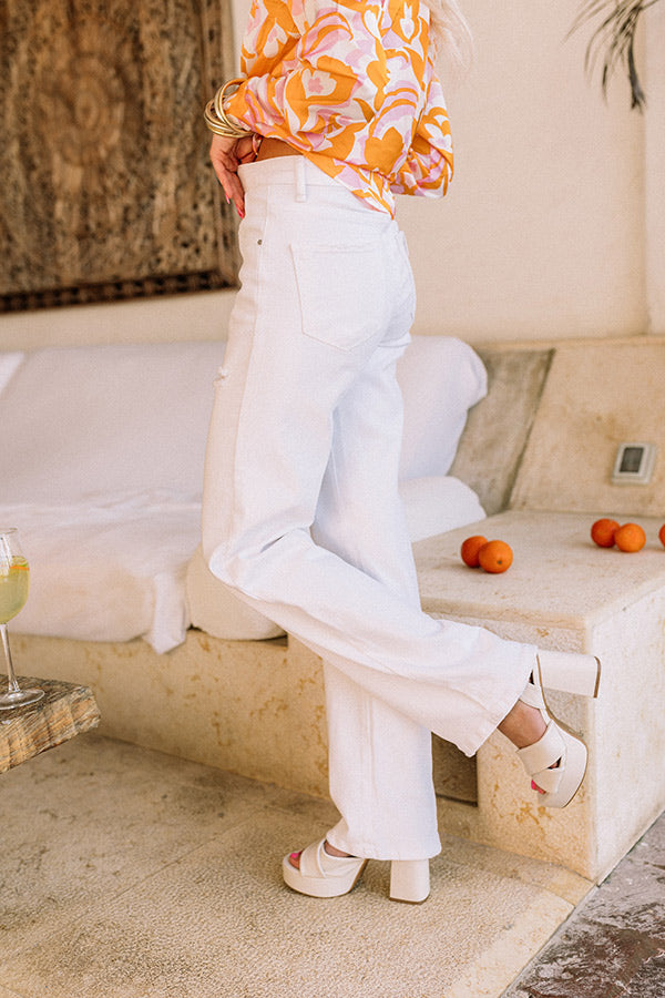 Risen The April High Waist Distressed Jean