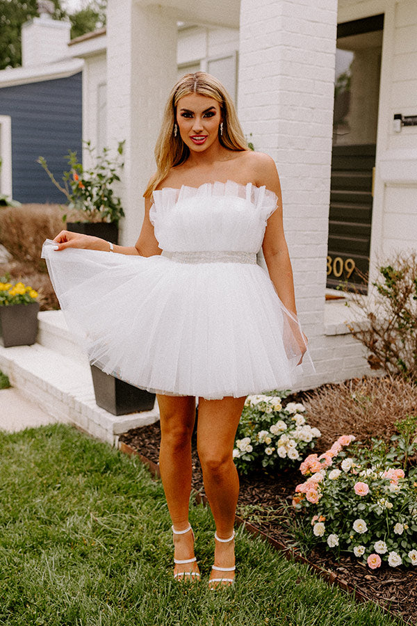 First Look Tulle Mini Dress
