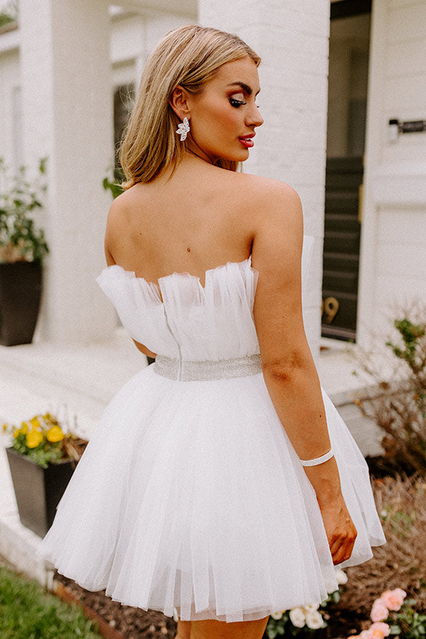 First Look Tulle Mini Dress