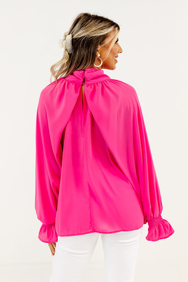 Sweetly Swaying Along Top In Pink