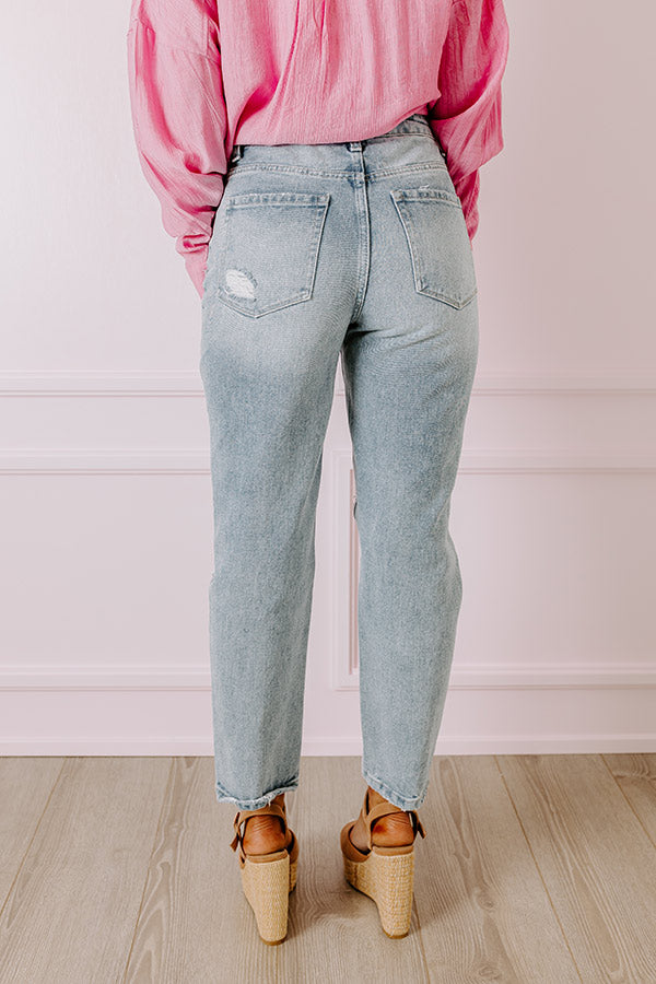 The Leith High Waist Distressed Jean