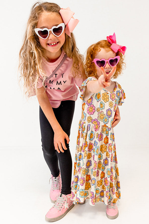 The Evelyn Toddler's Vintage Sneaker in Pink