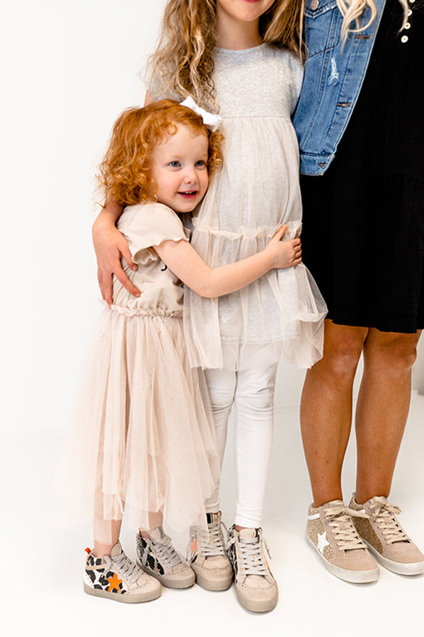 The Evelyn Toddler's Vintage Sneaker in Leopard