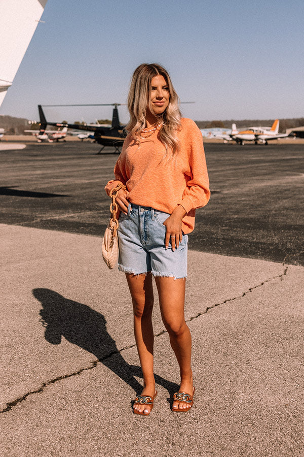 Just USA The Mia High Waist Distressed Shorts
