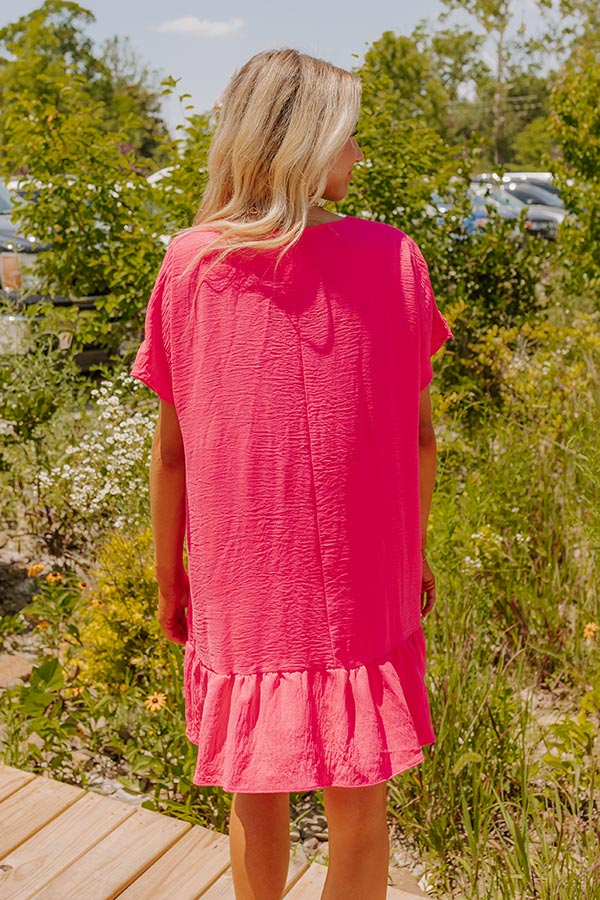 Malibu Villa Shift Dress in Pink