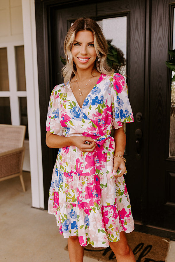 Greek Dreaming Wrap Dress