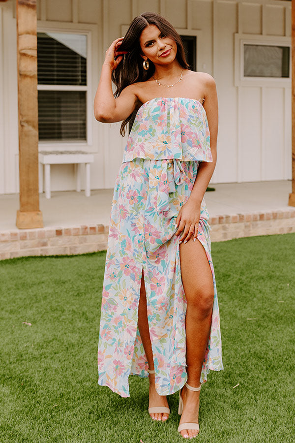 Rainforest Views Maxi in Sky Blue