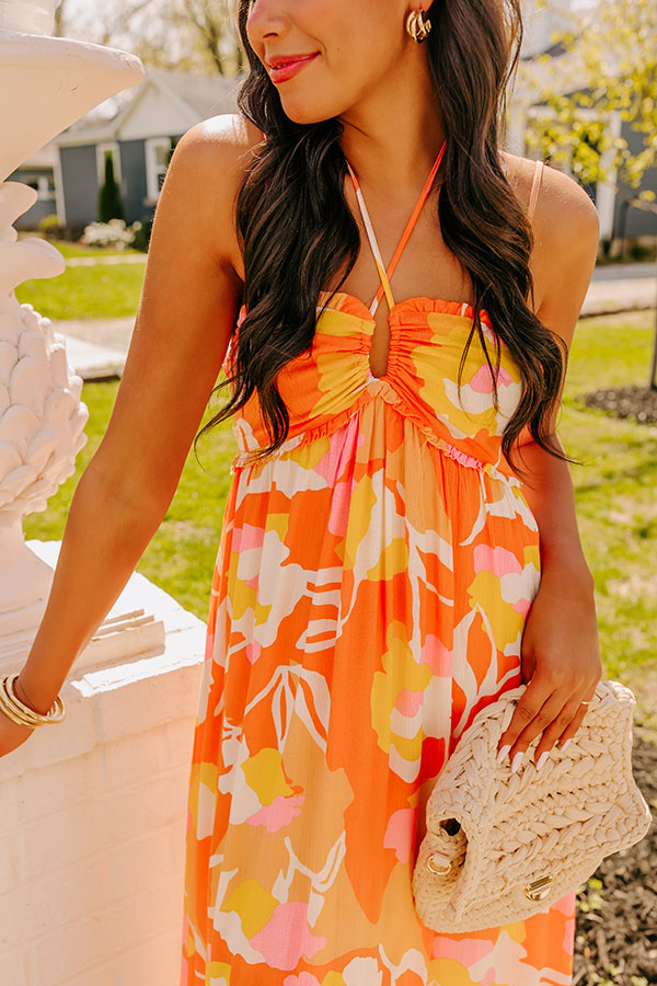 Island Adventure Midi In Orange