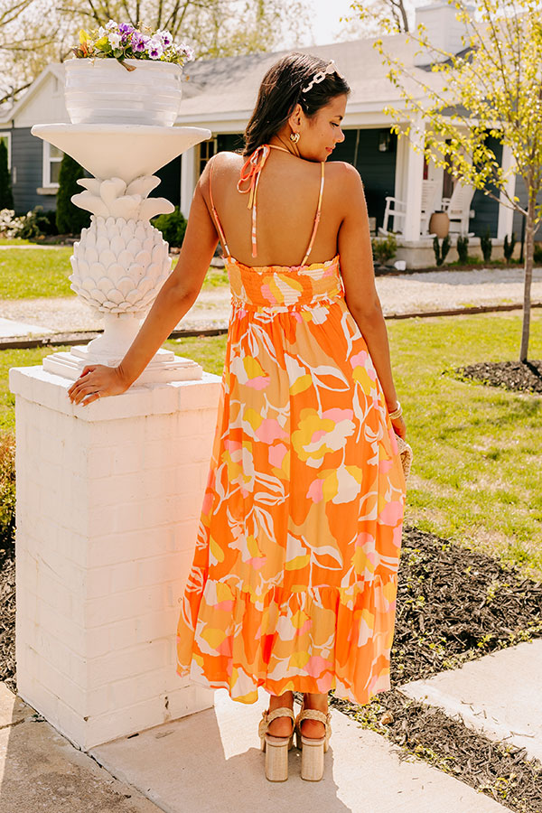 Island Adventure Midi In Orange