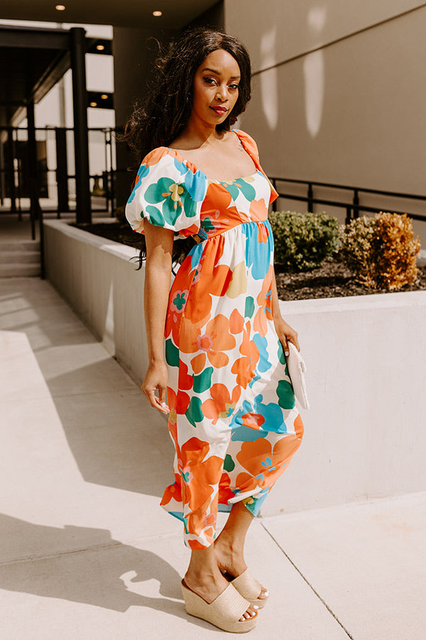 Floral Fascination Maxi Dress