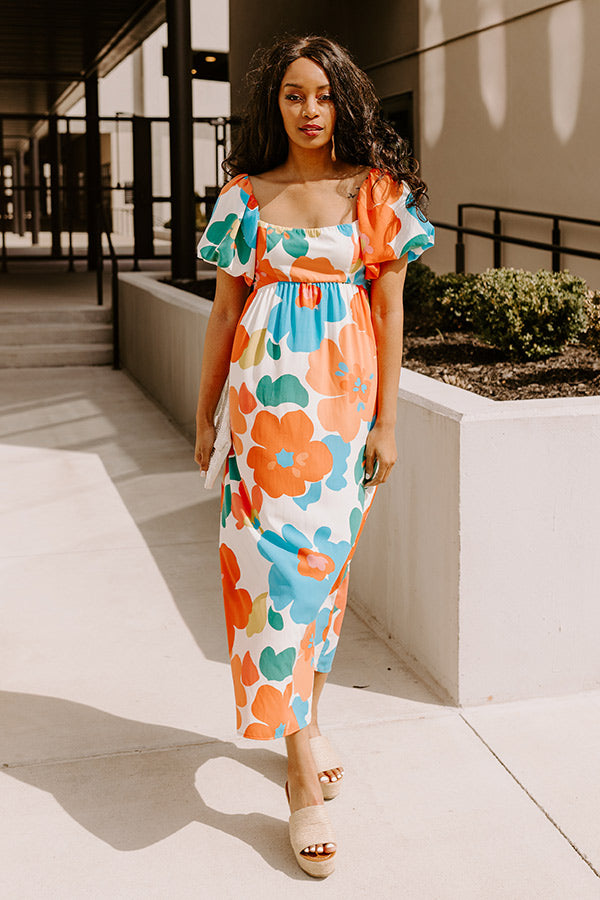 Floral Fascination Maxi Dress