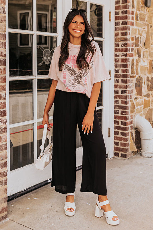 Urban Wonders High Waist Pants In Black