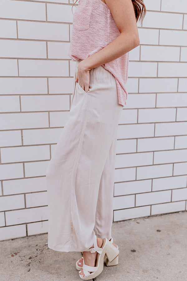 Urban Wonders High Waist Pants In Birch