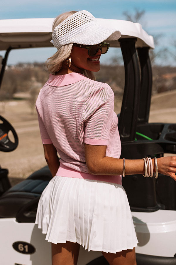 Kindred Connection Knit Top In Pink