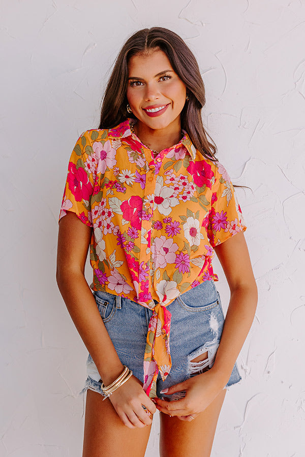 Blissful Beats Floral Top