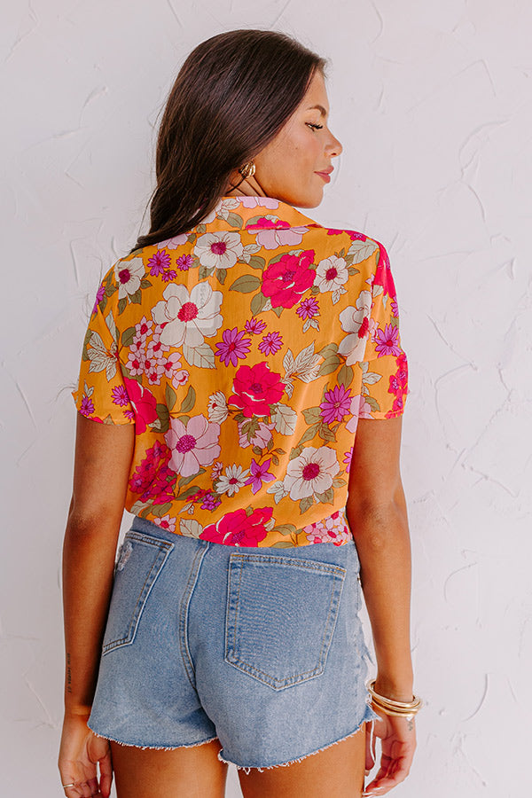 Blissful Beats Floral Top