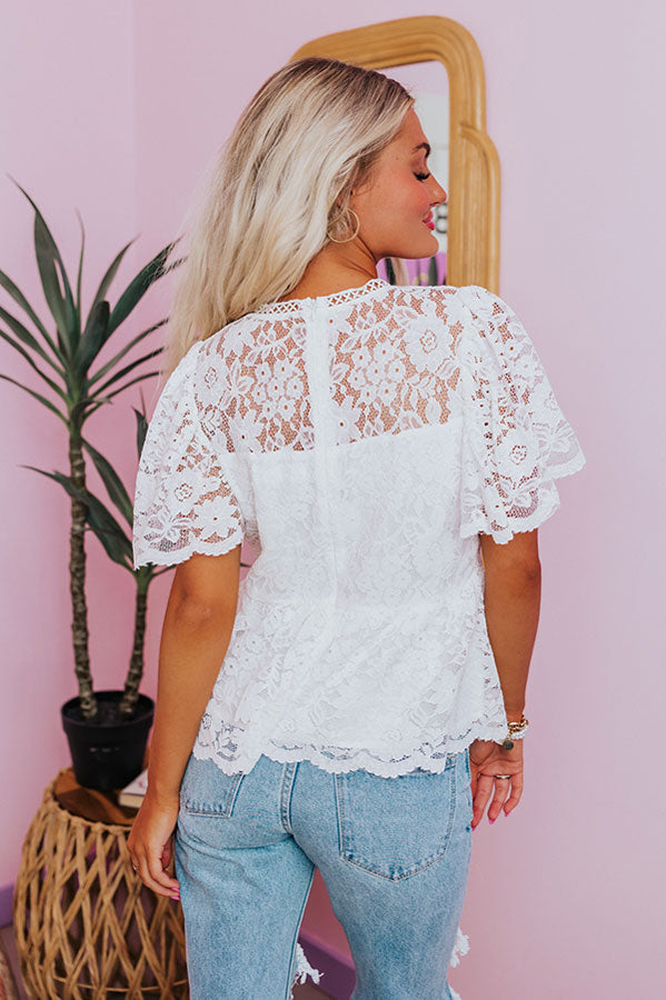Absolutely Elegant Lace Top