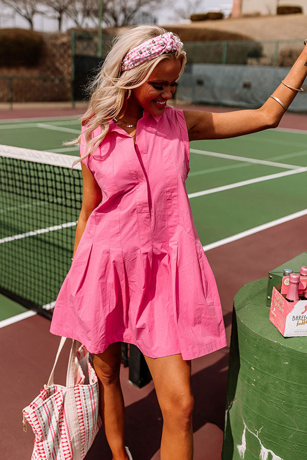 Feeling Refined Mini Dress In Pink