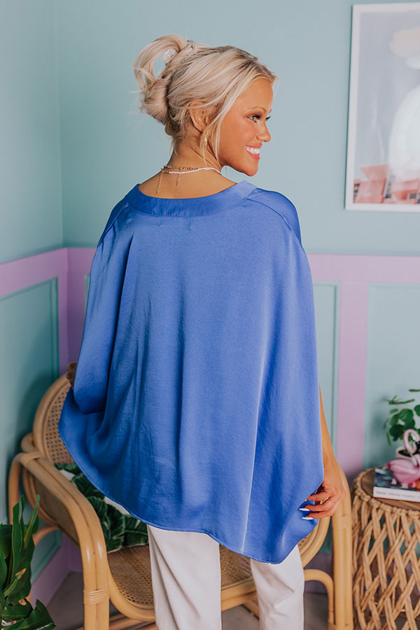 Blissful Beginnings Shift Top In Ocean Blue
