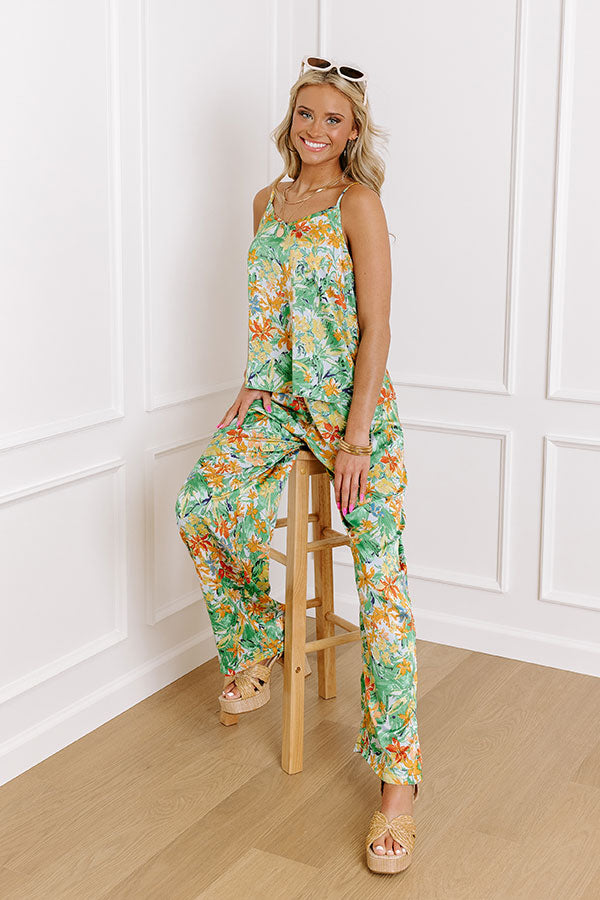 Hamptons Hideout Floral Tank