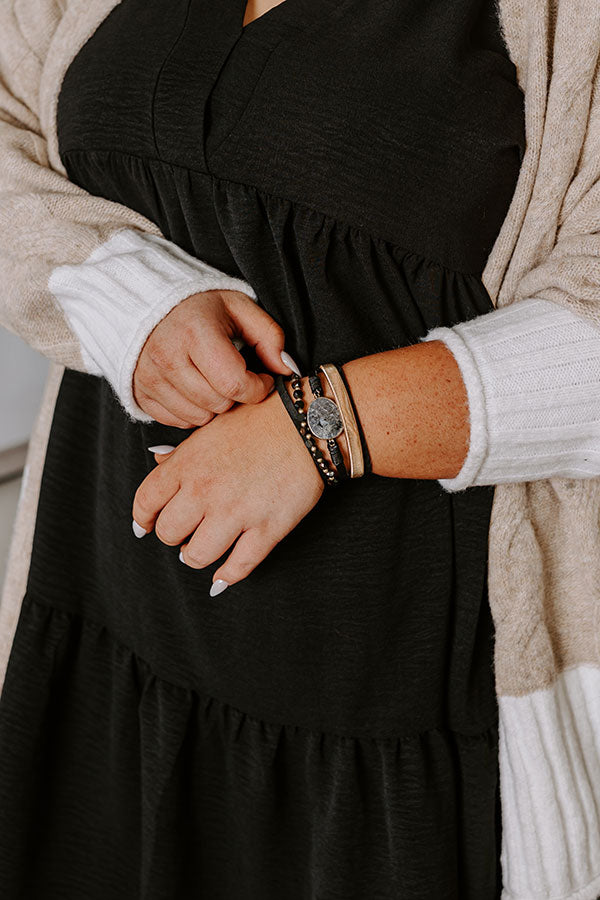 Blissful Break Magnetic Bracelet In Black