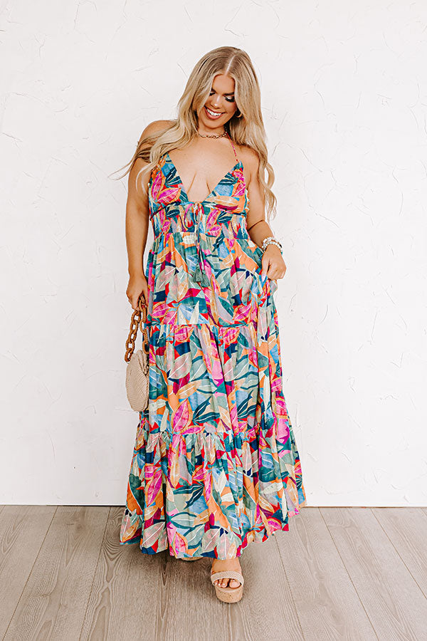 Tropical Fizz Maxi Dress Curves
