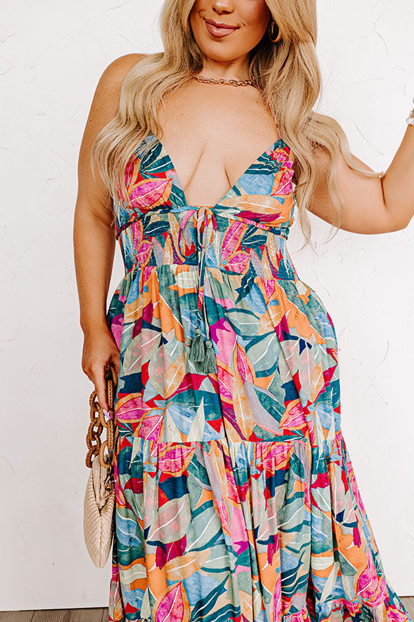 Tropical Fizz Maxi Dress Curves