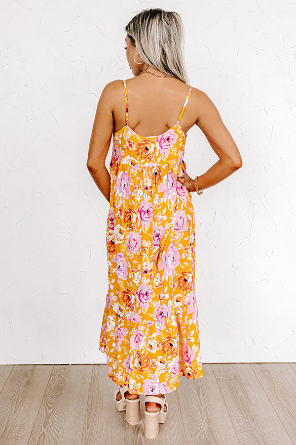 Friendly Smiles Floral Midi