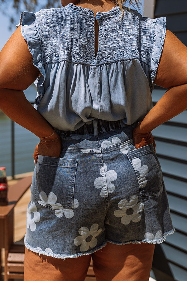 The Becca High Waist Shorts Curves