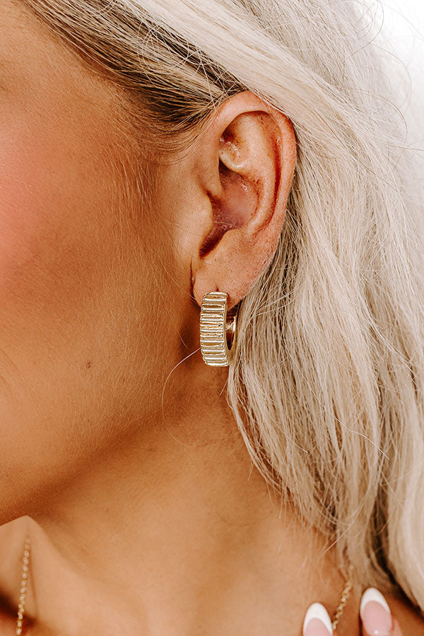Moment Of Inspiration Huggie Earrings