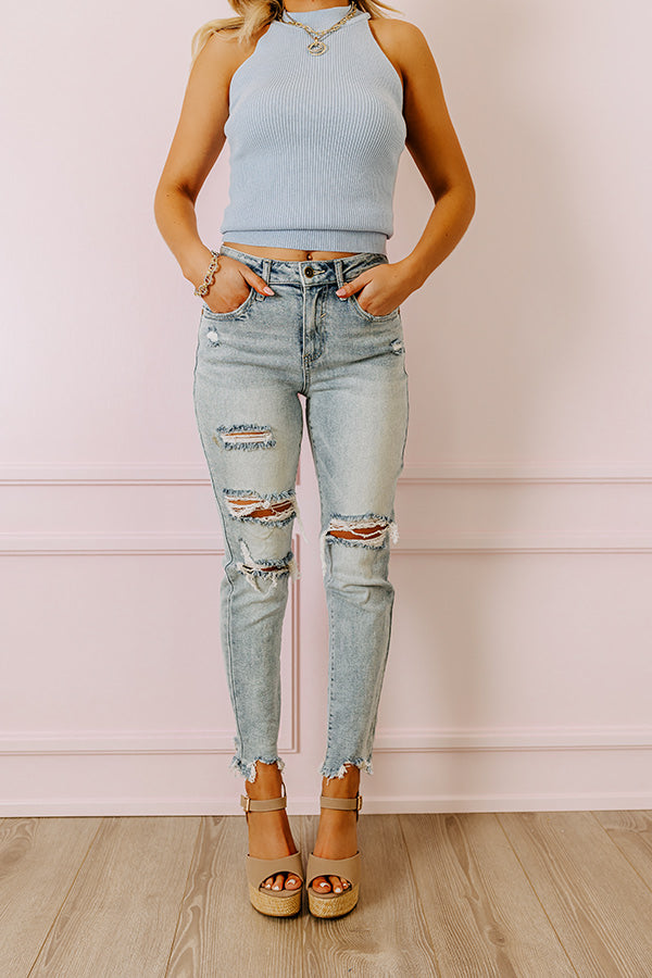 The Cely High Waist Distressed Jean