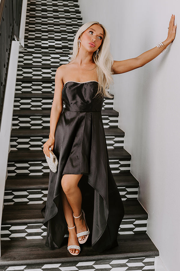 Red Carpet Moment High-Low Dress