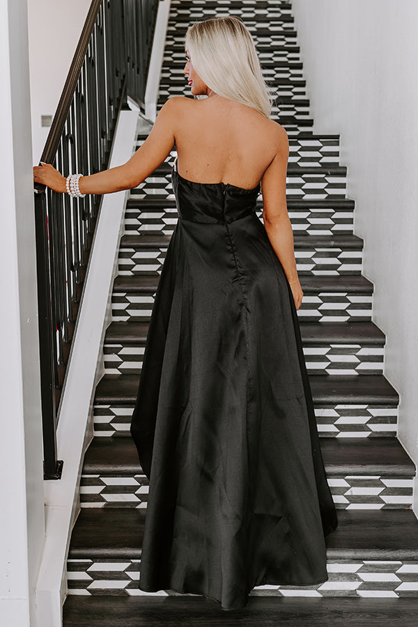Red Carpet Moment High-Low Dress
