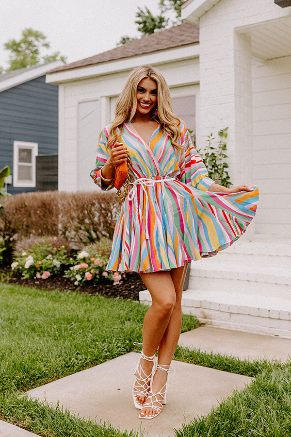 Really Radiant Stripe Dress