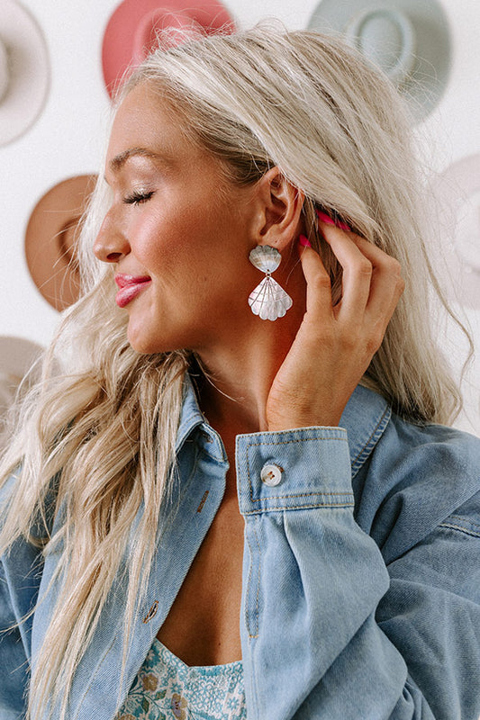 Summer Sweetness Abalone Shell Earrings