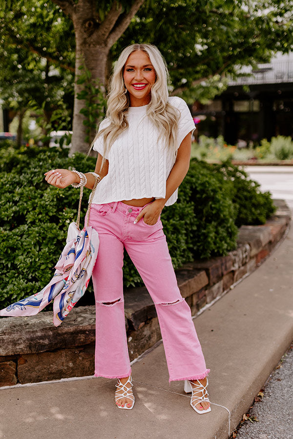 The Elsa Midrise Straight Leg Jean