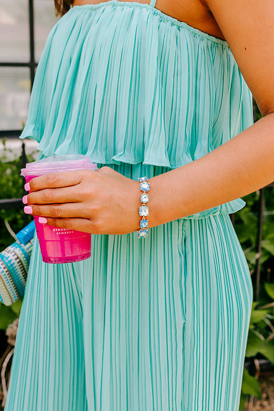Stunning Vibes Bracelet In Aqua