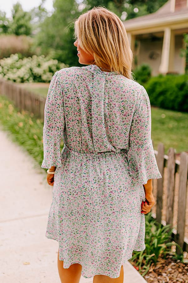 Headed Down Memory Lane Dress In Mint Curves