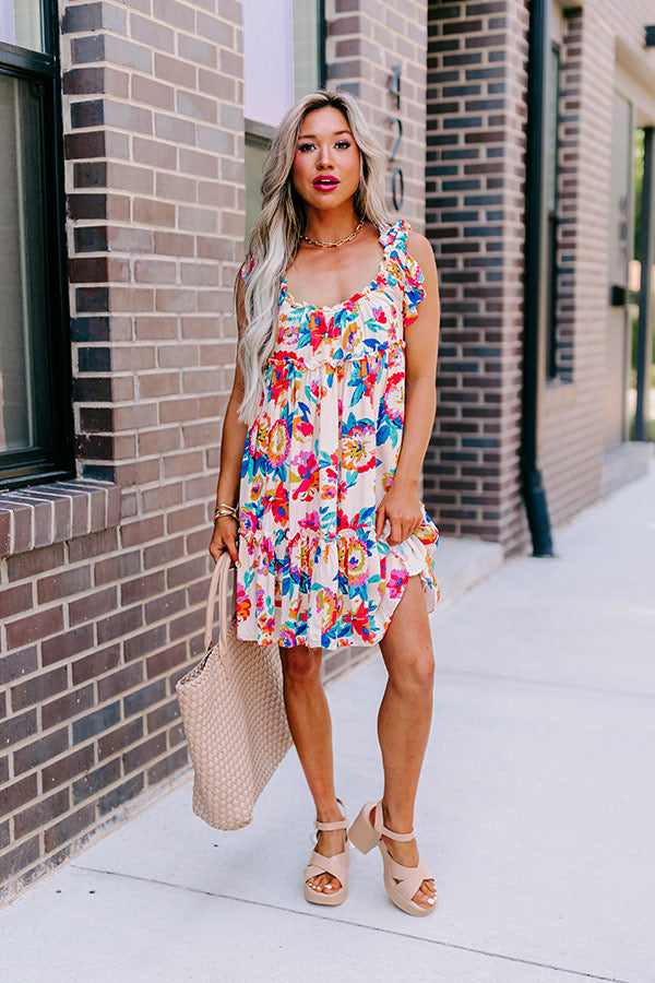 Beyond A Memory Shift Dress In Cream