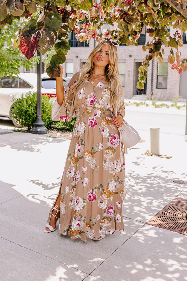 Change It Up Floral Maxi Curves